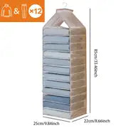 Hanging Closet Organizer for Clothes and Accessories