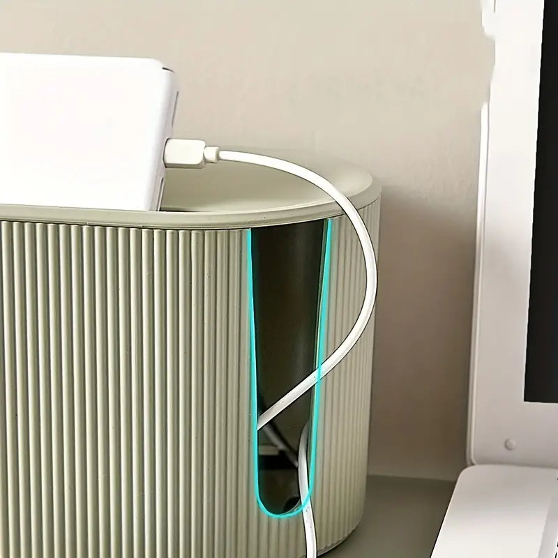 Cable Management Box Organizer for Desk and TV
