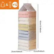 Hanging Closet Organizer for Clothes and Accessories