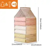 Hanging Closet Organizer for Clothes and Accessories