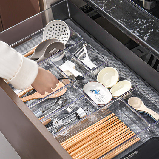 Kitchen Drawer Organizer Trays — Multi-Size Set