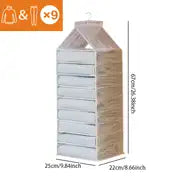 Hanging Closet Organizer for Clothes and Accessories