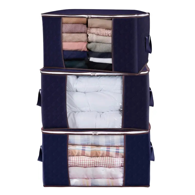 3pcs Quilt Dust Storage Bags for Home Organization