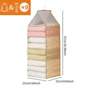 Hanging Closet Organizer for Clothes and Accessories